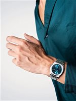 Armbanduhr D1 Milano Groovy Green Ultra Thin 39 mm in Stahl D1-UHBJ03 - D1-UHBJ03